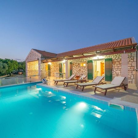 Stone Villa Eriphyle ,Private Witn Sunset View Fiskardo Ngoại thất bức ảnh