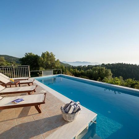 Stone Villa Eriphyle ,Private Witn Sunset View Fiskardo Ngoại thất bức ảnh