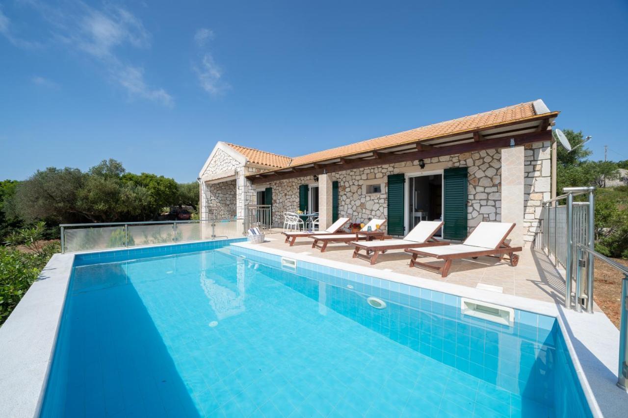 Stone Villa Eriphyle ,Private Witn Sunset View Fiskardo Ngoại thất bức ảnh