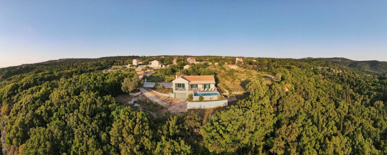 Stone Villa Eriphyle ,Private Witn Sunset View Fiskardo Ngoại thất bức ảnh